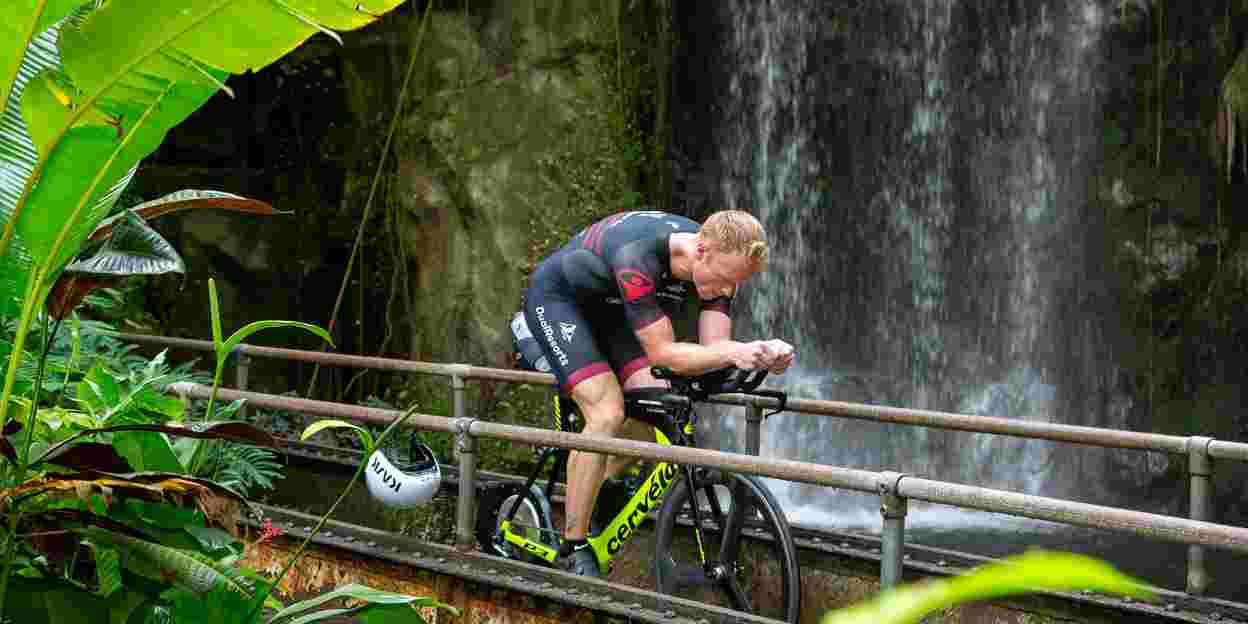 Athlete trains in Bush for Ironman world championship