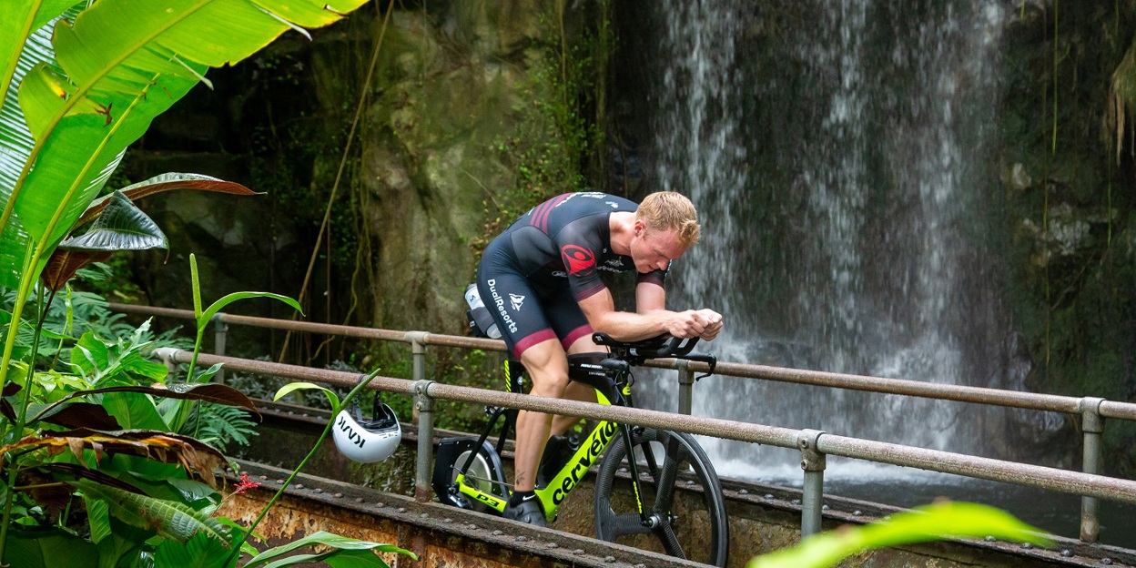 Athlete trains in Bush for Ironman world championship