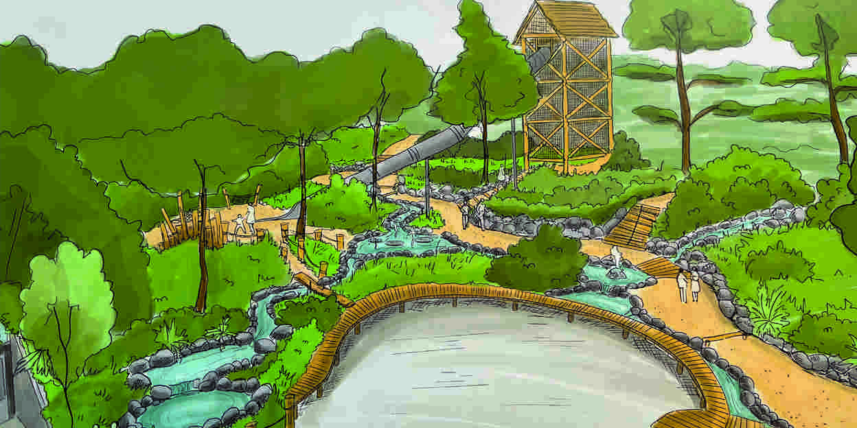Additions to the elephant enclosure and a new playground