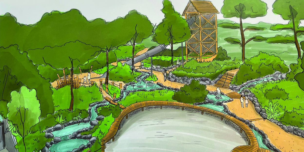 Additions to the elephant enclosure and a new playground