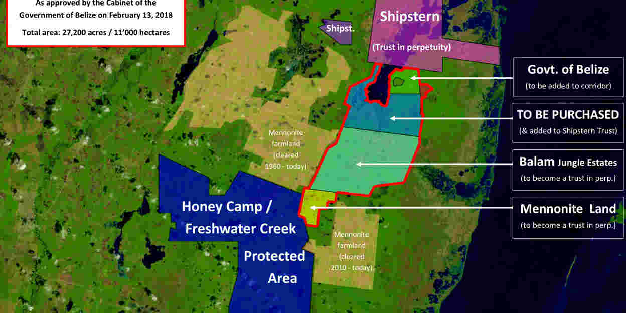 Expanding protected area Belize