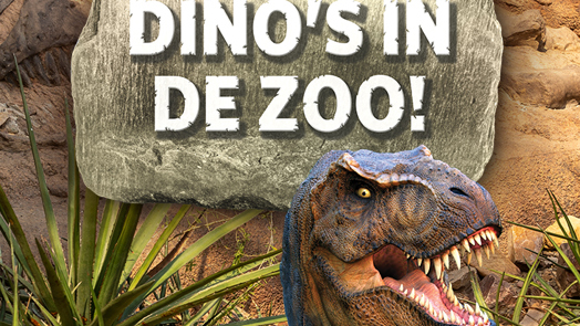 Visitors experience moving dinosaurs